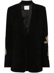 FORTE FORTE - Embroidered Crepe Cady Jacket #1537568