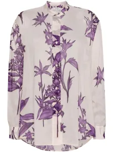 FORTE FORTE - Printed Cotton And Silk Blend Shirt #1537230