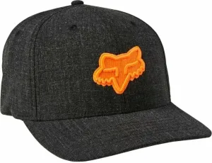 FOX Transposition Flexfit Hat Black/Orange S/M Kappe