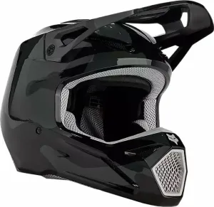FOX V1 Bnkr Helmet Black Camo XL Helm
