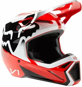 FOX V1 Leed Helmet Dot/Ece Flo Red M Helm