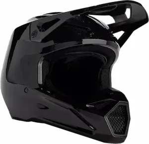 FOX V1 Solid Helmet Black M Helm