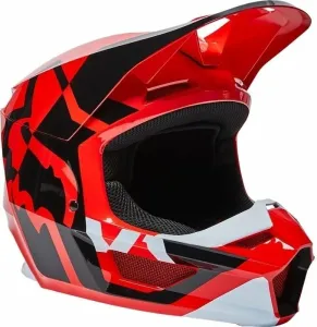 FOX Youth V1 Lux Helmet Fluo Red YS Helm