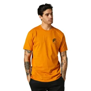 Fox BIG F SS PREMIUM Herrenshirt, orange, größe XL