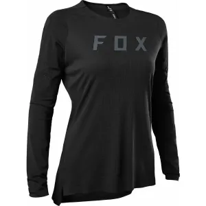 Fox FLEXAIR PRO LS JERSEY W Damen Radlerdress, schwarz, veľkosť L