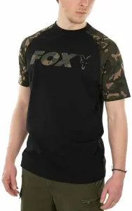 Fox Fishing Angelshirt Raglan T-Shirt Black/Camo 2XL