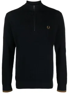 FRED PERRY - Half Zip Cotton Jumper #1421577