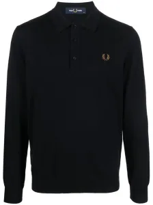 FRED PERRY - Logo Wool Blend Polo Shirt #1414672
