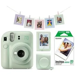Fujifilm Instax Mini 12 Green + Mini 12 ACC Kit + 2x10 Film
