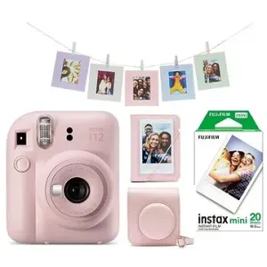 Fujifilm Instax Mini 12 Pink + Mini 12 ACC Kit + 2x10 Film