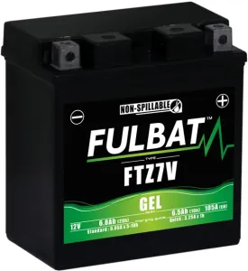 Fulbat FTZ7V Batterie De Moto Gel Größe