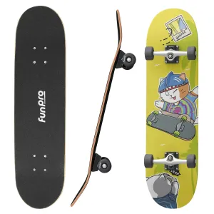 Fun pro Skate 21 Skateboard Groß für Jugendliche Ahornholz coole Designs #274289