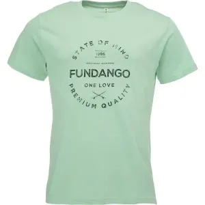 FUNDANGO BASIC Herren-T-Shirt, hellgrün, größe