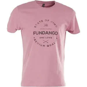 FUNDANGO BASIC Herren-T-Shirt, rosa, größe