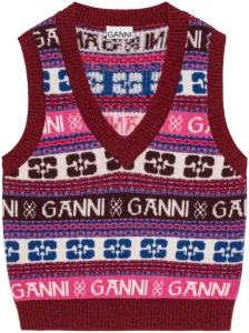 GANNI - Logo Wool Vest #1498626