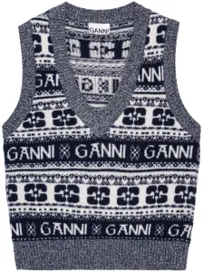 GANNI - Logo Wool Vest #1509053