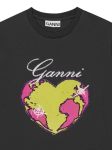 GANNI - Printed Cotton T-shirt