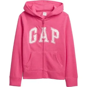 GAP LOGO FZ Sweatshirt für Mädchen, rosa, größe