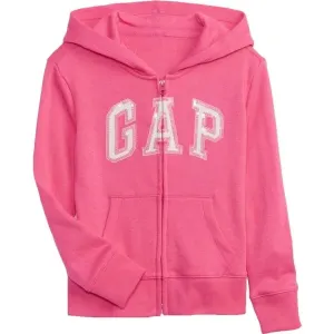 GAP V-BAS LOGO FZ FT Sweatshirt für Mädchen, rosa, veľkosť XXL