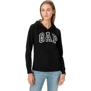GAP V-GAP CLSC FZ HD Damen Sweatshirt, schwarz, veľkosť S