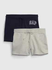 GAP Shorts 2 Stk Blau Grau #488099