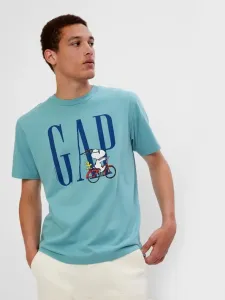 GAP GAP & Peanuts Snoopy T-Shirt Blau #452877