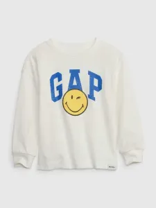 GAP Gap & Smiley® Kinder  T‑Shirt Weiß #1097543
