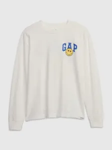 GAP Gap & Smiley® Kinder  T‑Shirt Weiß