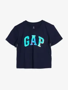 GAP Interactive Logo T-Shirt - Kinder Blau #668477