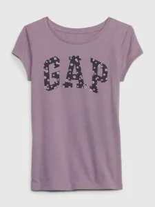 GAP LOGO Trainingsshirt für Mädchen, violett, veľkosť XL