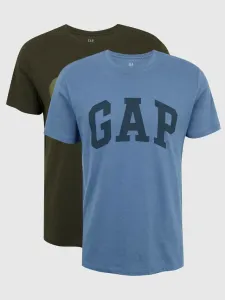 GAP V-INTX 2PK ARCH LOGO Herrenshirt, khaki, größe #446620