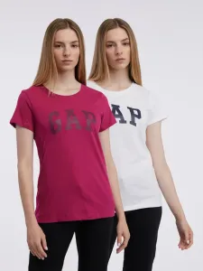 GAP T-Shirt 2 Stk Rosa