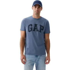 GAP BASIC LOGO Herren-T-Shirt, blau, größe #1637401