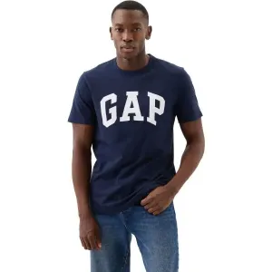 GAP BASIC LOGO Herren-T-Shirt, dunkelblau, größe