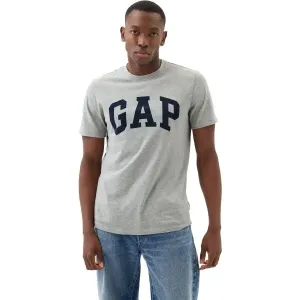 GAP BASIC LOGO Herren-T-Shirt, grau, größe