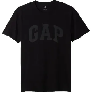 GAP BASIC LOGO Herren-T-Shirt, schwarz, größe