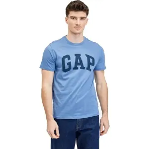 GAP V-BASIC LOGO T Herrenshirt, hellblau, größe