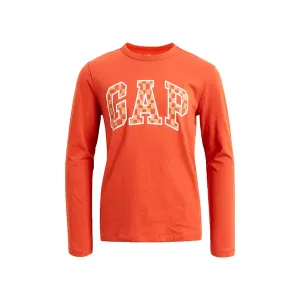 GAP V-FRC LS LOGO TEE Jungenshirt, orange, größe #1170926