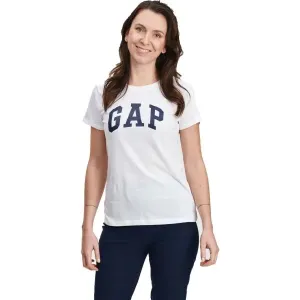 GAP V-GAP SS CLSC TEE Damenshirt, weiß, veľkosť XL