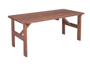 Gartentisch aus Kiefernholz, Holzdicke 30 mm, gebeizt (vesrchiedene Länge) 200 cm