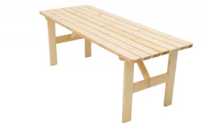Gartentisch aus Kiefernholz, Holzdicke 30 mm (verschiedene Länge) 180 cm