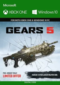 Gears 5  - Marcus Tattoo Lancer Weapon Skin (DLC) (PC/Xbox One) Xbox Live Key GLOBAL