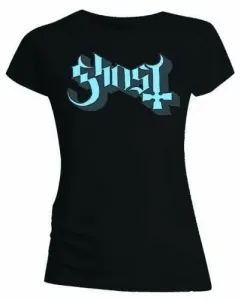 Ghost T-Shirt Keyline Logo Damen Blue/Grey L