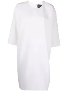 GIANLUCA CAPANNOLO - Short Long Sleeve Wool Dress