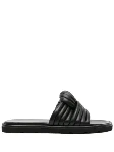 GIANVITO ROSSI - Leather Flat Sandals