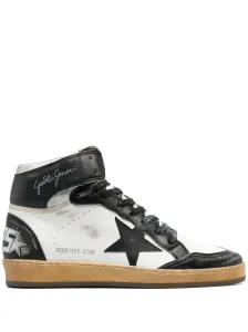 GOLDEN GOOSE - Sky-star Leather Sneakers