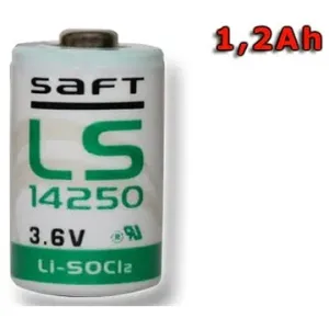 SAFT LS14250 STD Lithiumbatterie 3,6 V, 1200 mAh
