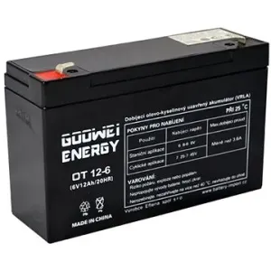 GOOWEI ENERGY Wartungsfreie Blei-Säure-Batterie OT12-6 - 6 V - 12 Ah