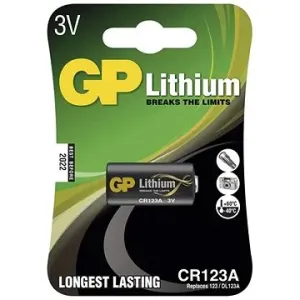 GP CR123A Lithium 1 Stück in Blisterpackung