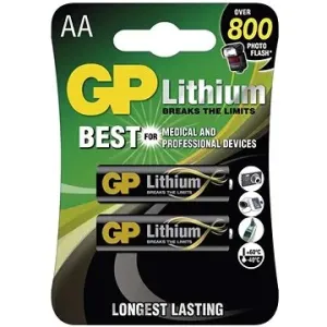 GP FR6 (AA) Lithium 2 Stück in Blisterpackung